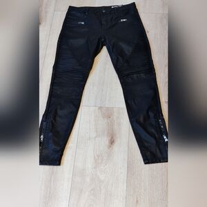 Blank NYC faux leather moto pants